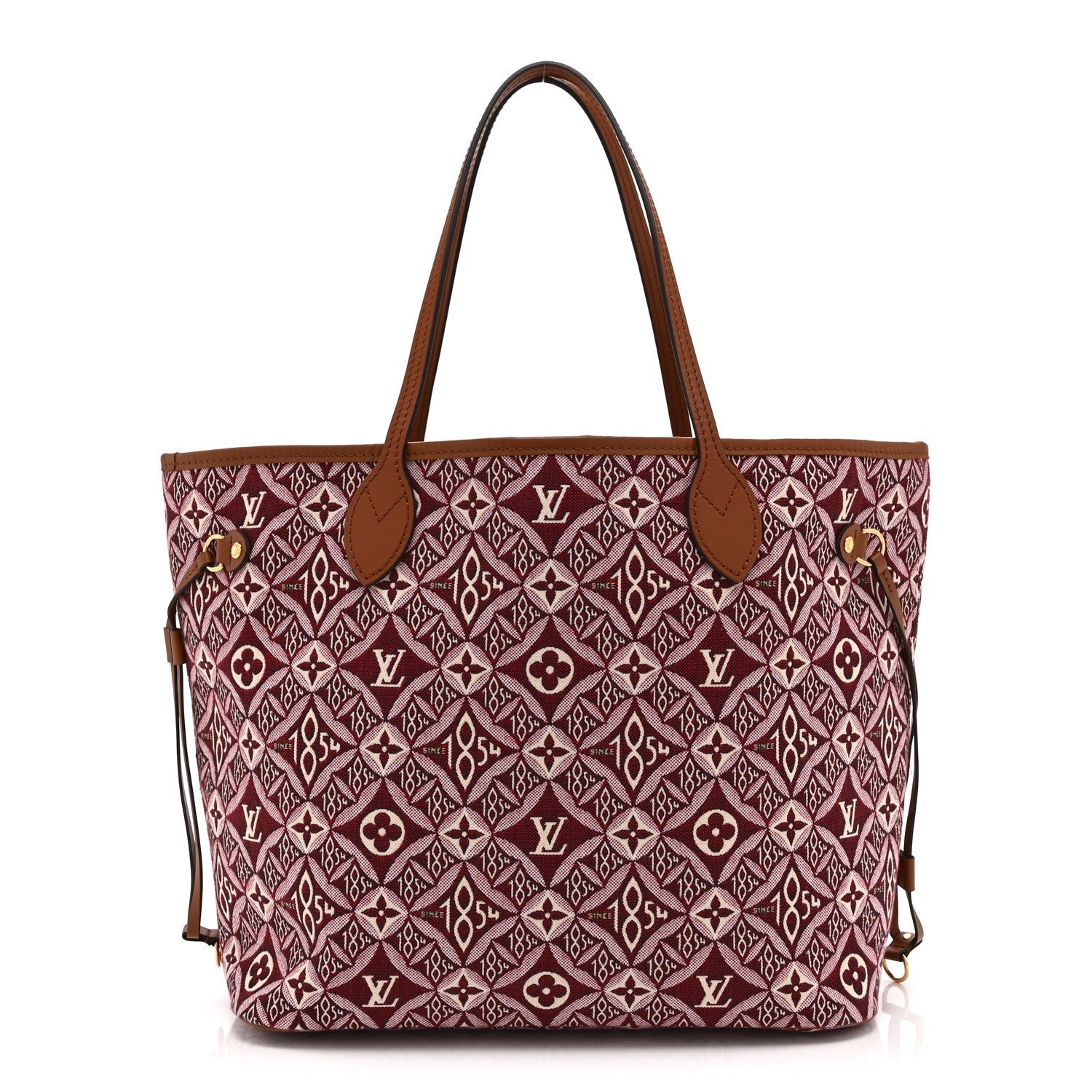 Louis Vuitton Louis Vuitton Jacquard Since 1854 Neverfull MM Bordeaux