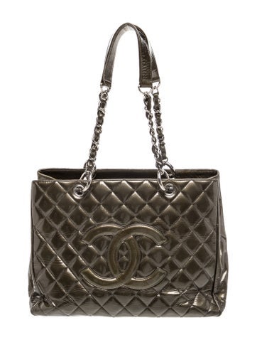 Chanel Patent Grand Shopping Tote
