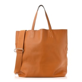 Hermes Evercolor Double Sens 50 Maxi Strap Tote Toffee