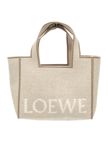 Loewe Chevron Font Tote Small 2024