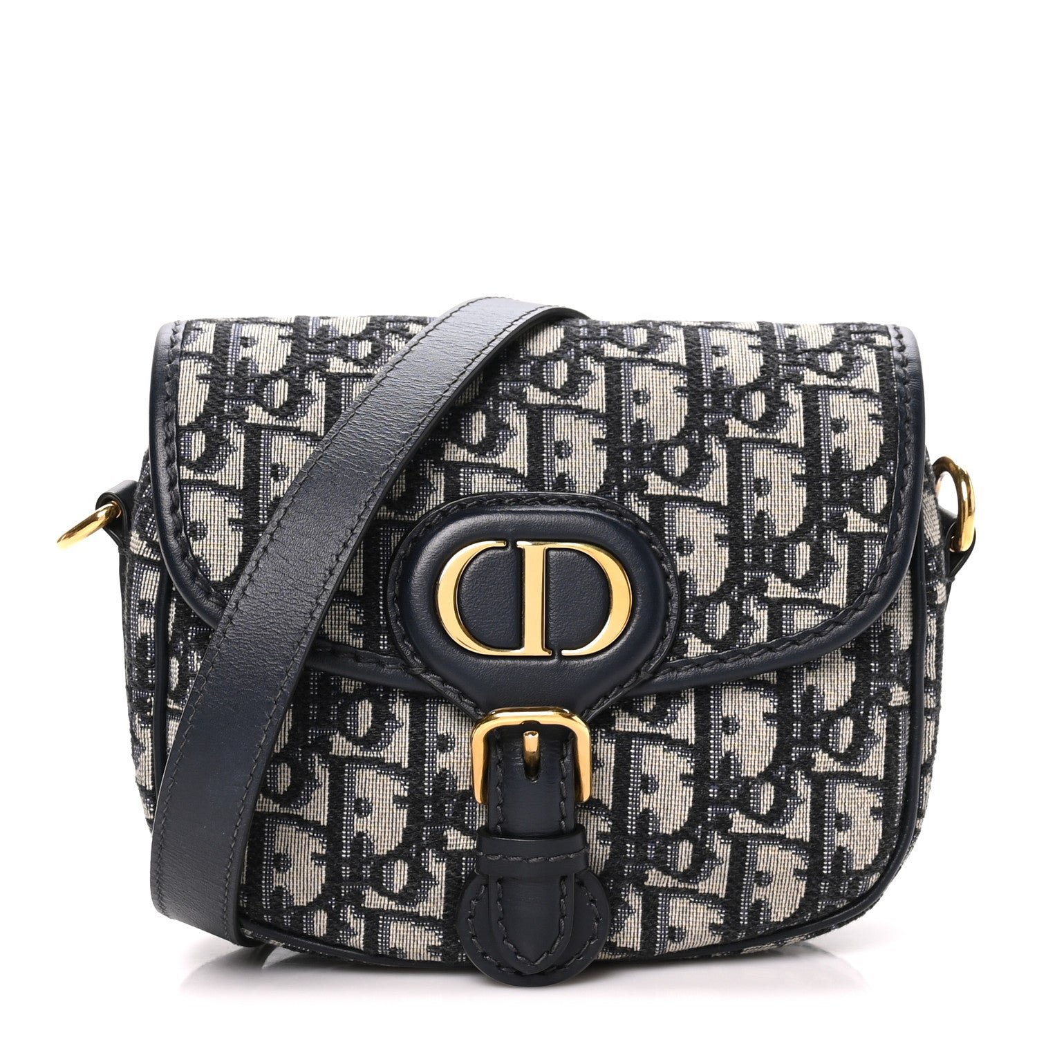 Dior Christian Dior Oblique Small Bobby Flap Blue