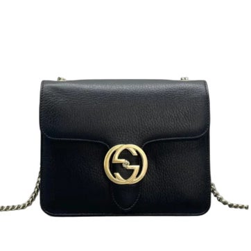 Calfskin Dollar Interlocking G Small