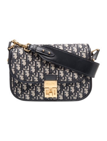 Oblique Jacquard Flap Bag