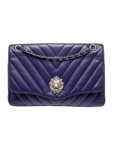 Jumbo Leo Lion Flap Bag