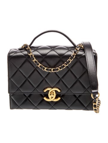 Golden Plate Mini Flap Bag