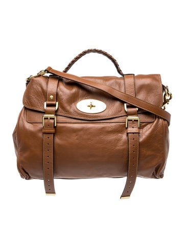 Mulberry Leather Top Handle Bag