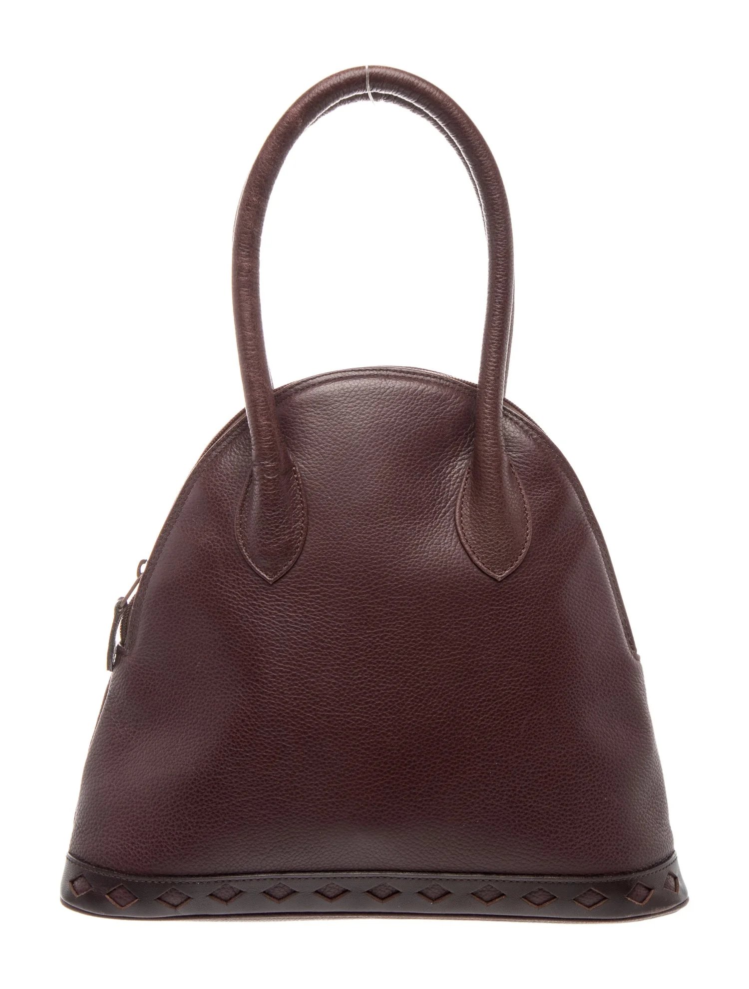 Leather Top Handle Bag