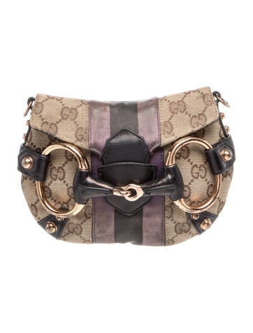 GG Canvas Horsebit Chain Mini