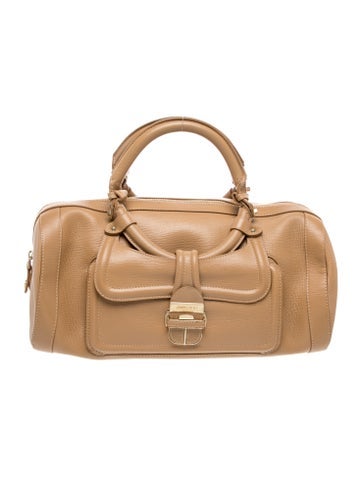 Leather Top Handle Bag