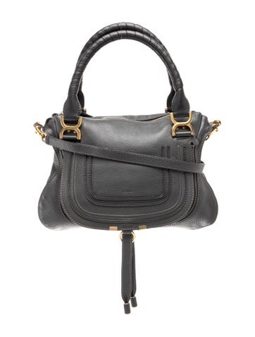 Signature Marcie leather tote bag Small