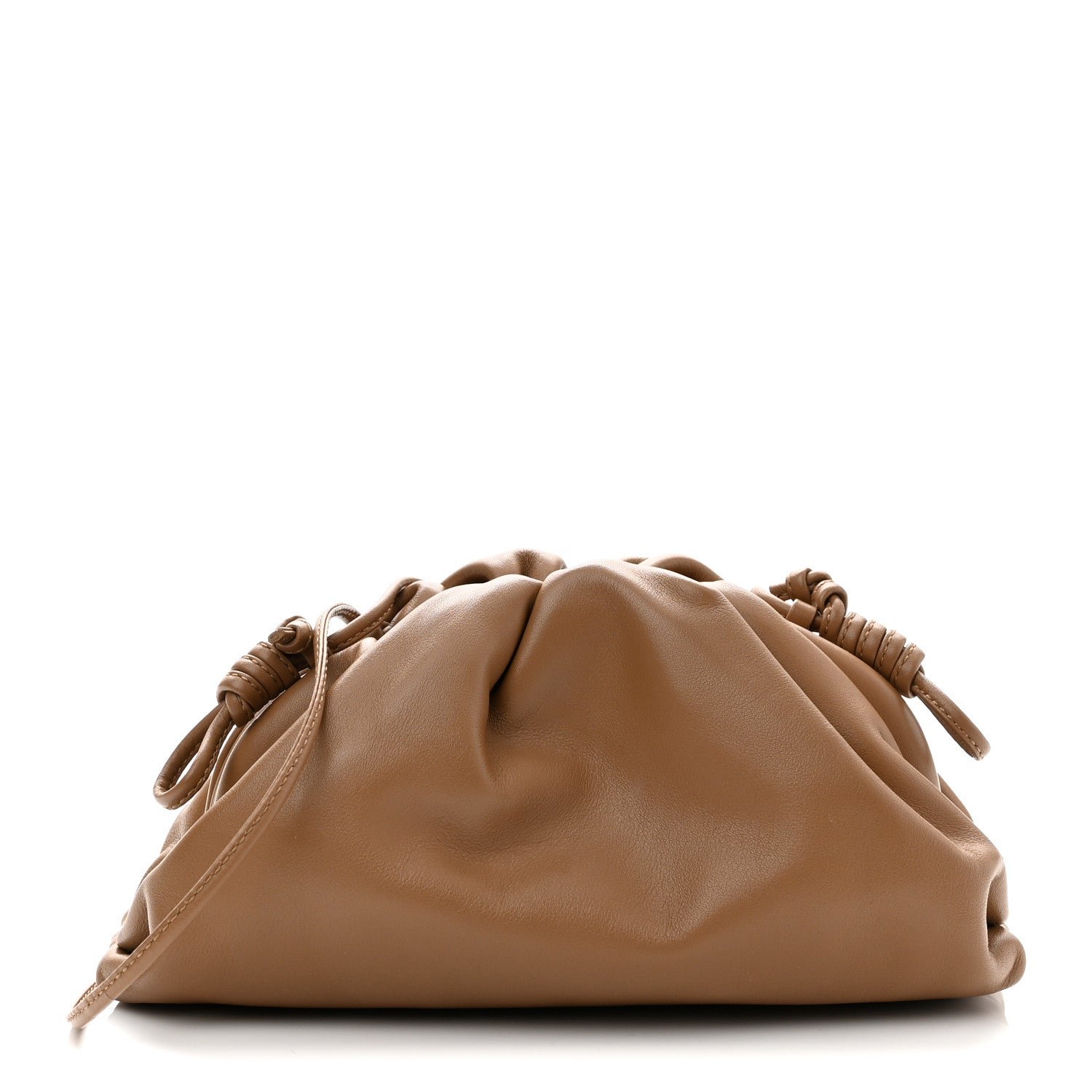 Bottega Veneta Butter Calfskin The Mini Pouch Camel