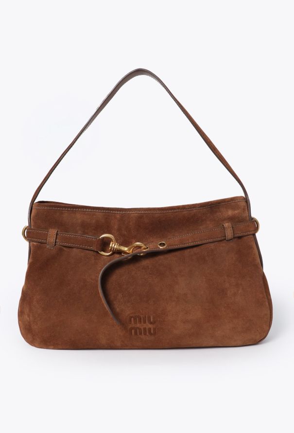 Miu Miu 2025 Aventure Suede Bag