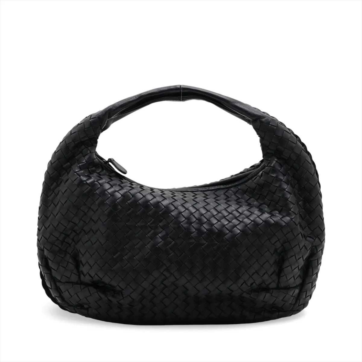 Bottega Veneta Intrecciato Hobo Leather Shoulder bag Black