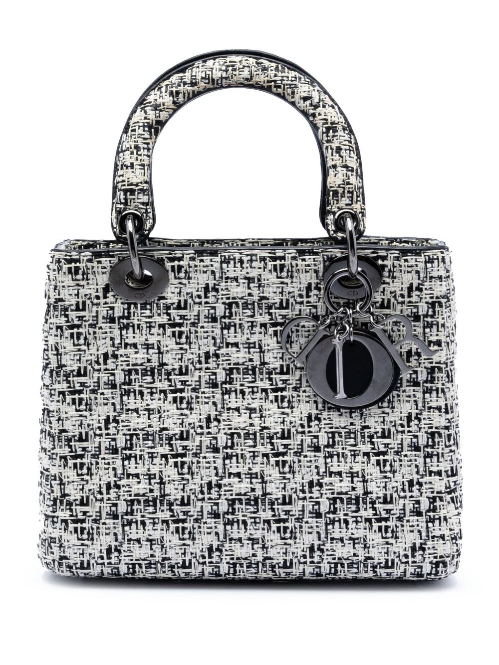 Dior 2013 Medium Tweed Lady Dior satchel
