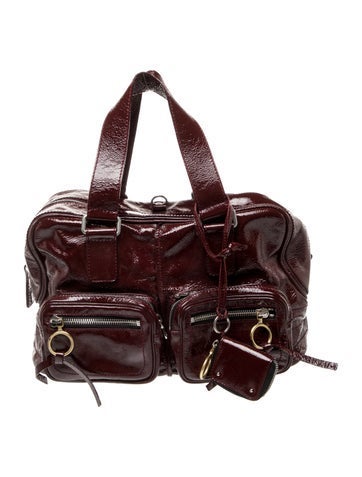 Chloe Patent Leather Shoulder Bag