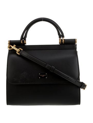 Dolce & Gabbana Leather Top Handle Bag