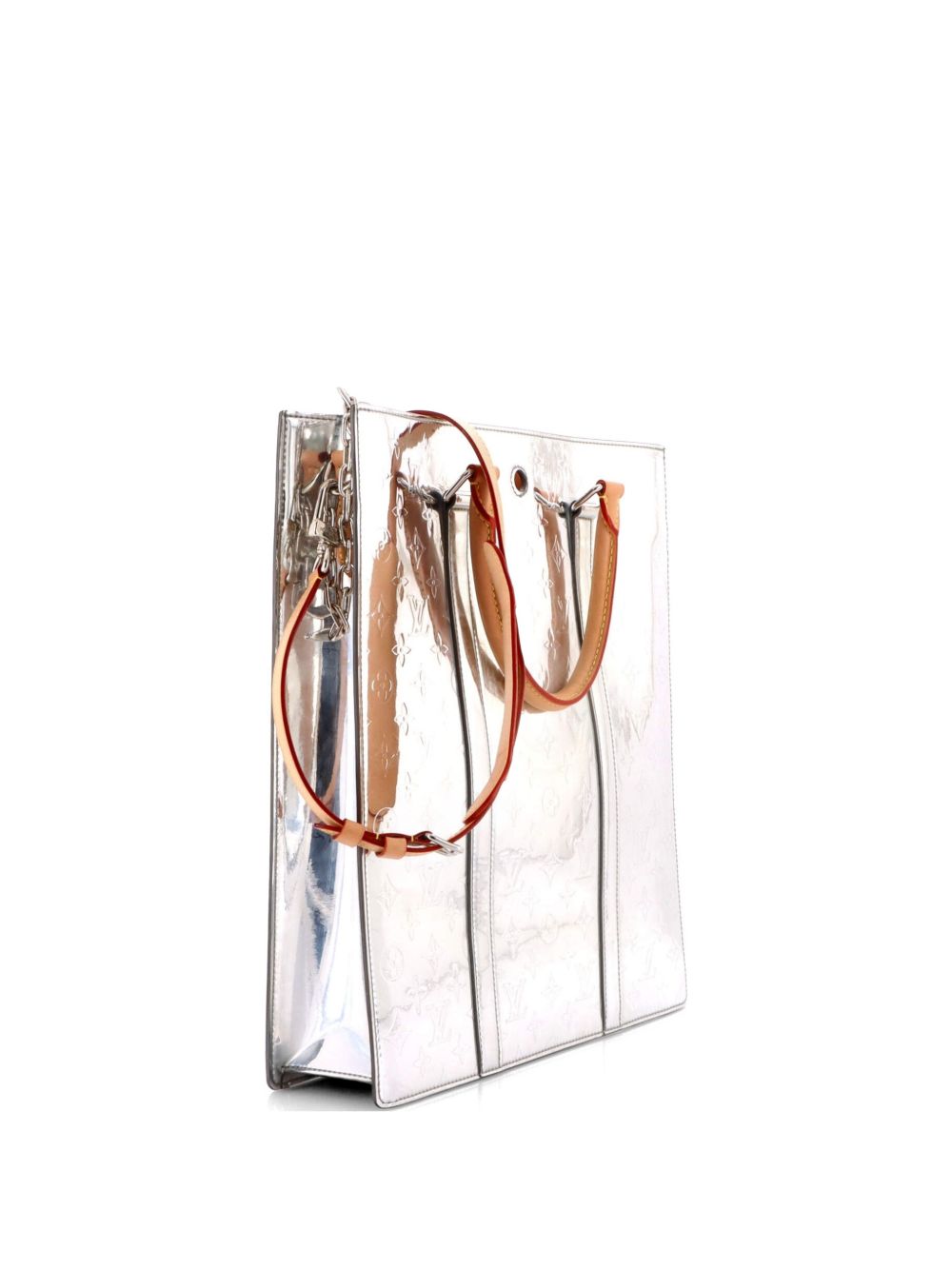 Sac Plat Bag Monogram Mirror Coated Canvas tote bag