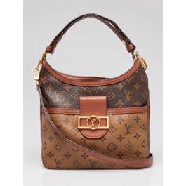 Louis Vuitton Monogram Reverse Canvas PM Dauphine Hobo Bag