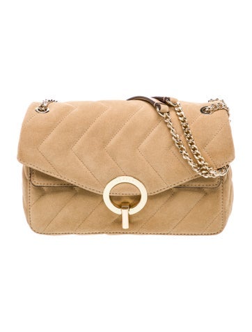 Sandro Suede Shoulder Bag