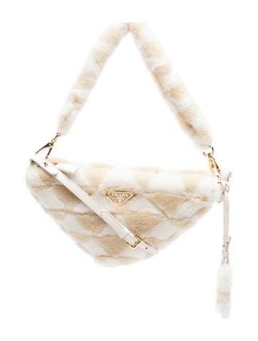 Enameled Metal Triangle Crossbody Bag