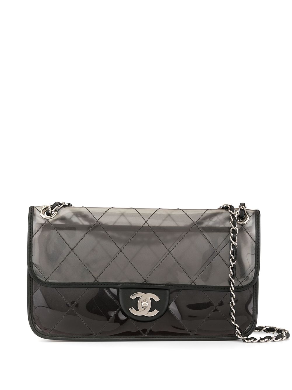 Double chain shoulder bag