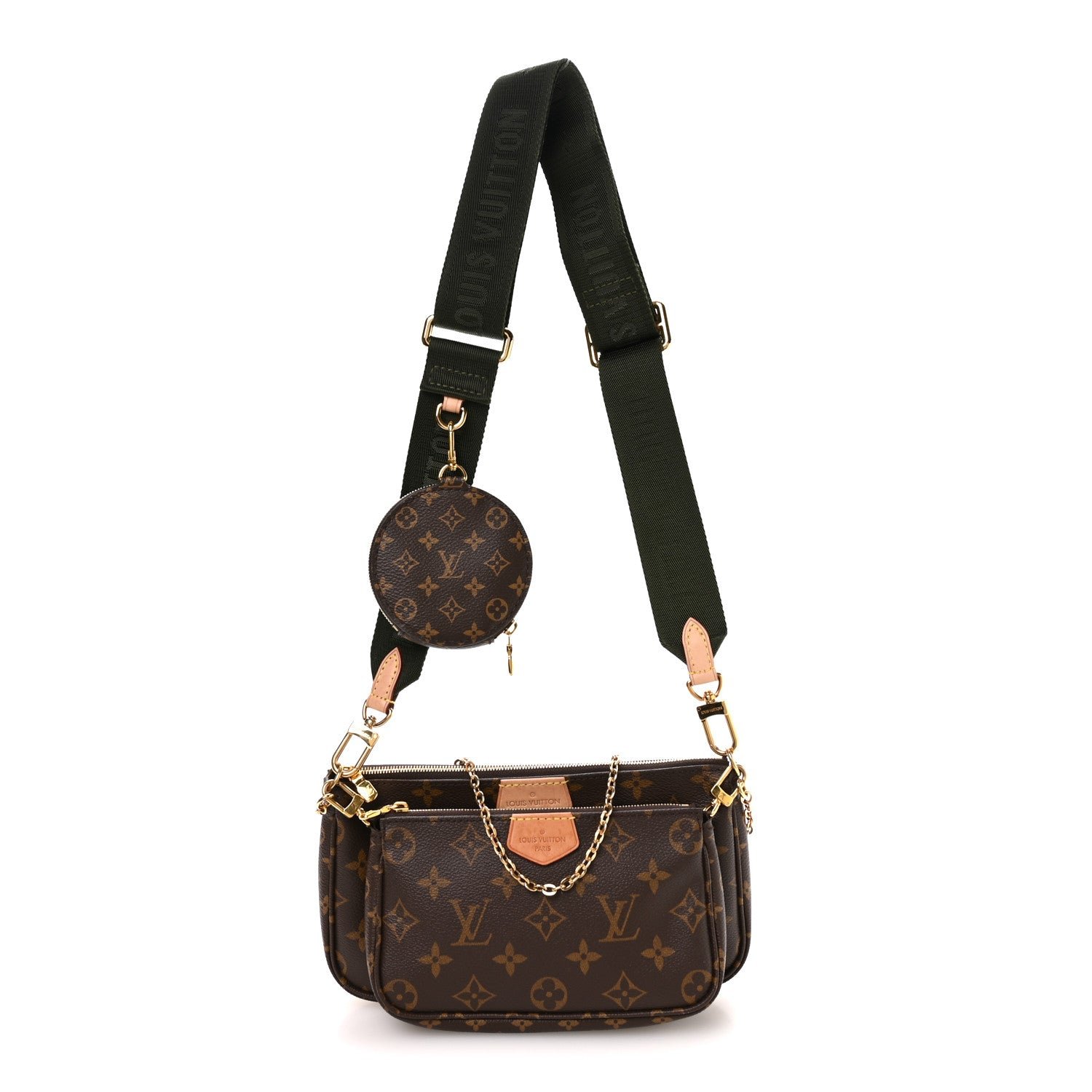 Monogram Multi Pochette Accessories Kaki