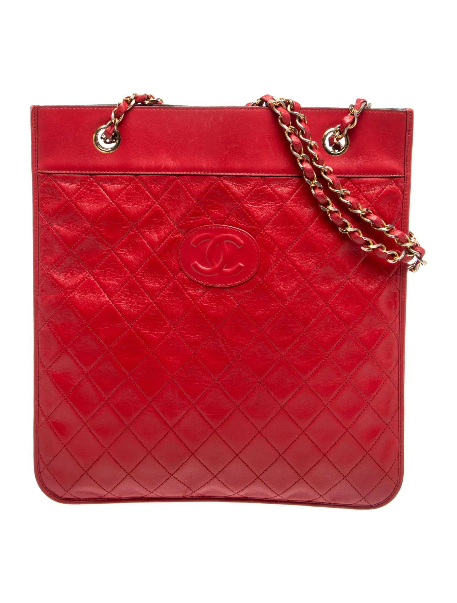 Quilted CC Chain Tote