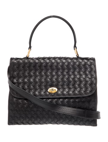 Leather Top Handle Bag
