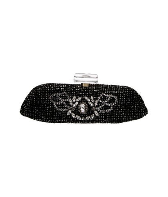 Chanel Embellished Tweed Clutch