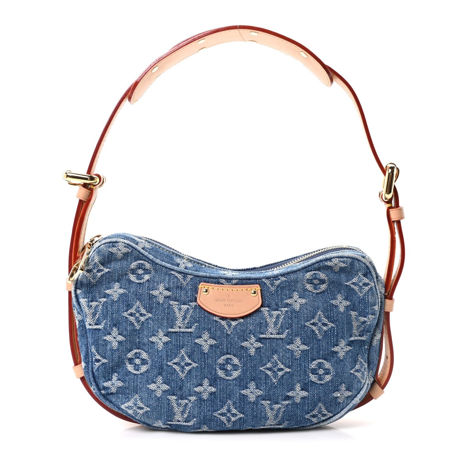 Louis Vuitton Monogram Denim Croissant MM Blue