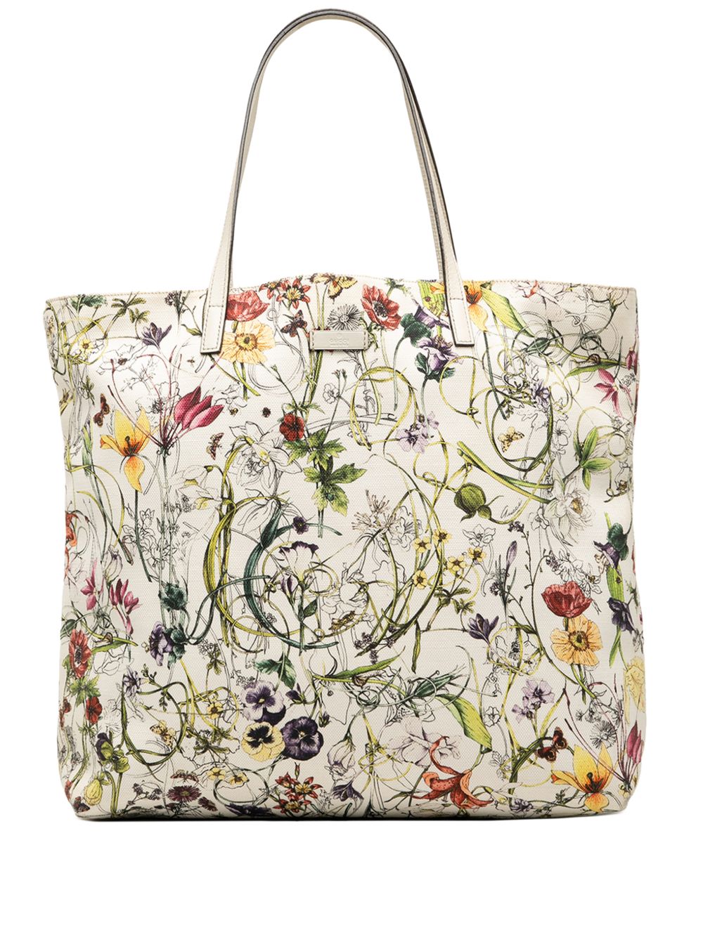 2000-2015 Canvas Flora tote bag