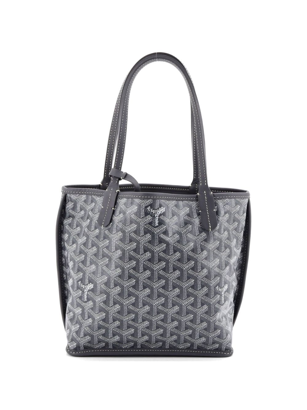 Anjou Reversible Tote Coated Canvas Mini satchel