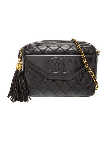 Quilted Tassel Camera Bag