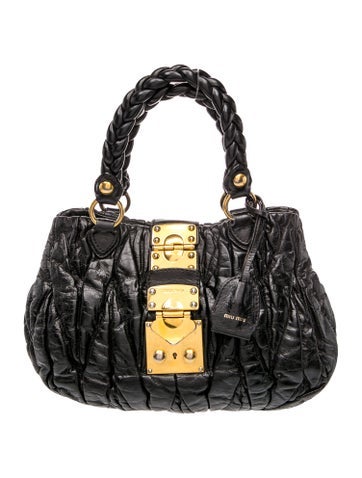 Leather Top Handle Bag