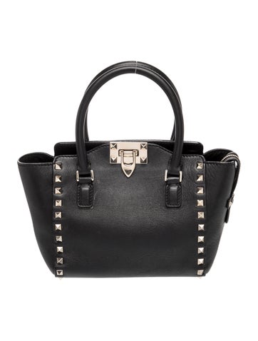 Rockstud Top Handle Bag