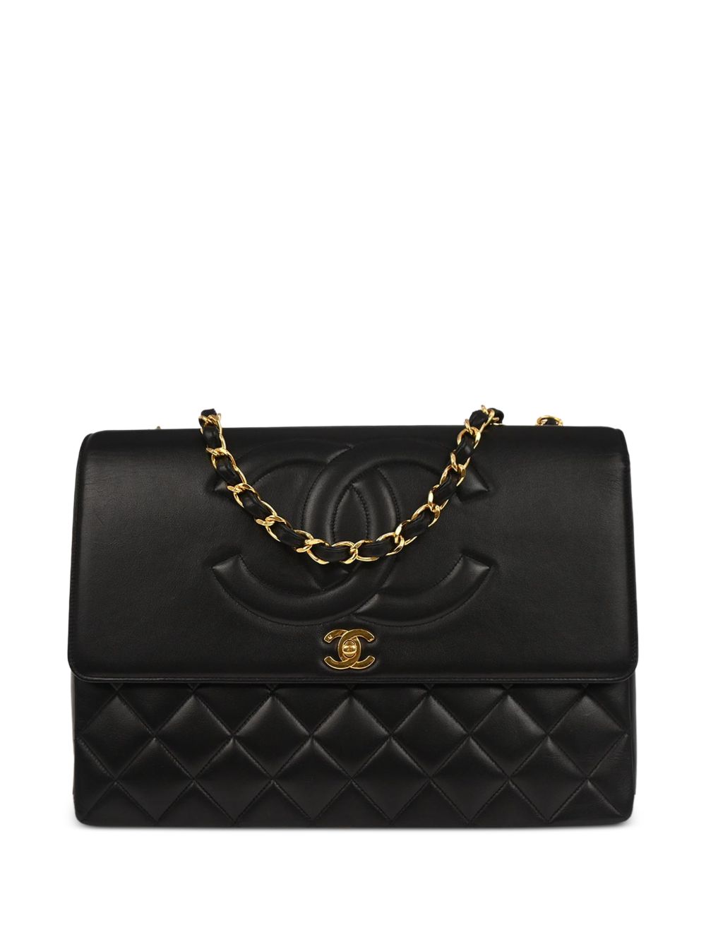 1992 maxi Classic Flap quilted lambskin shoulder bag