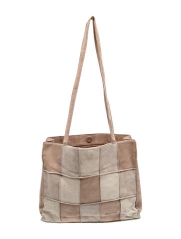 Suede Patchwork Tote