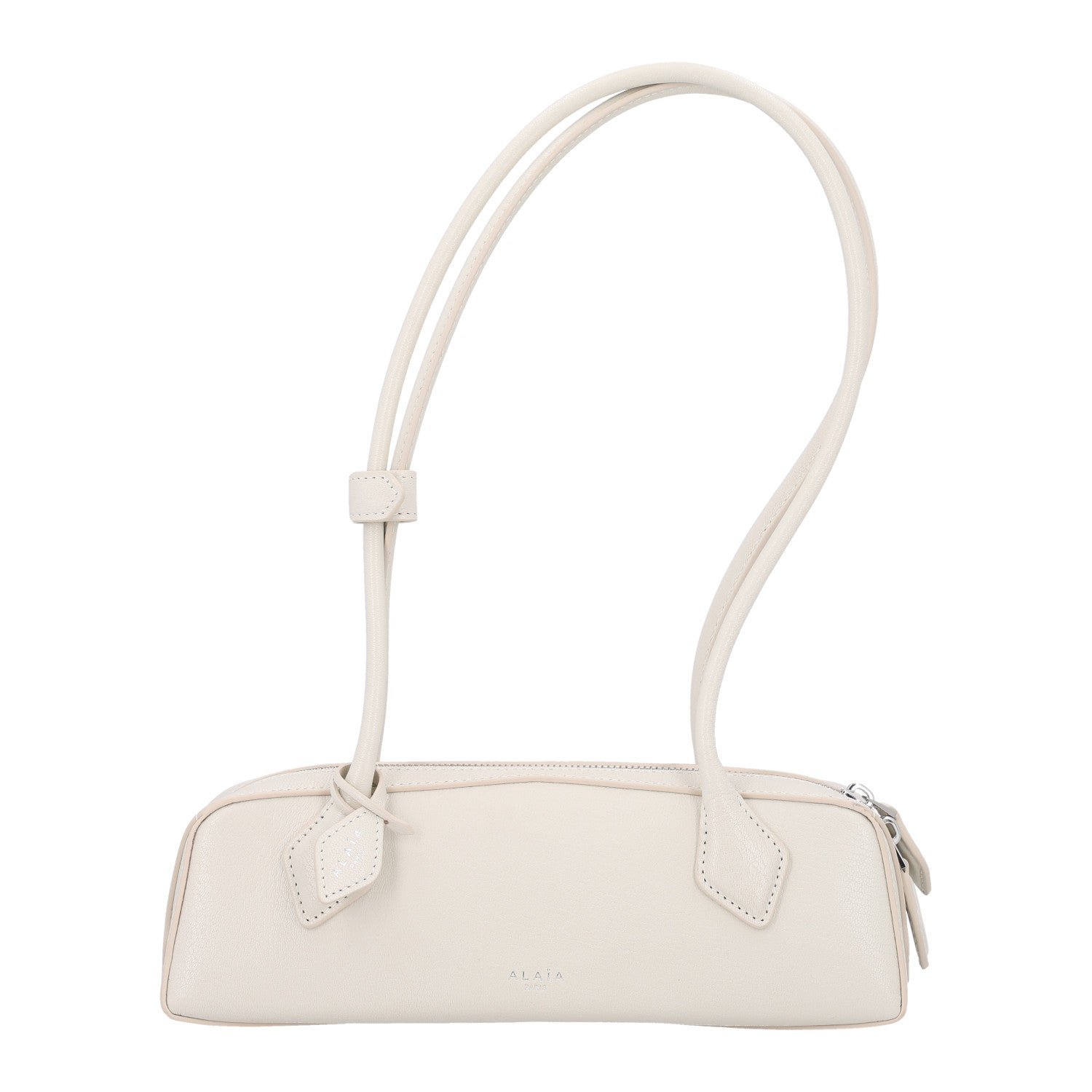 Alaia Goatskin Small Le Teckel Bag  Ivoire