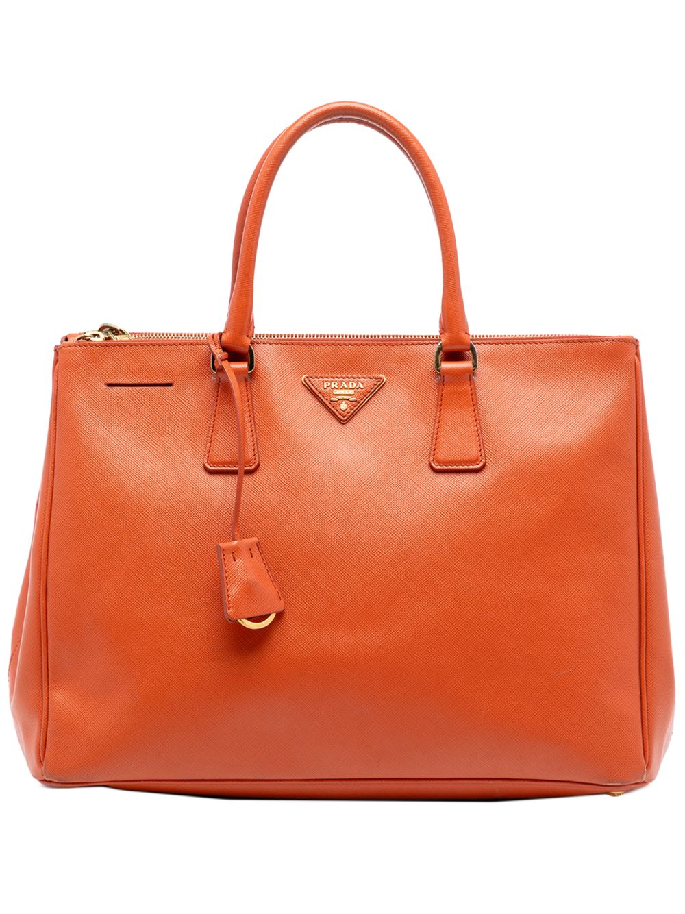 2010-2026 Medium Saffiano Lux Galleria Double Zip satchel