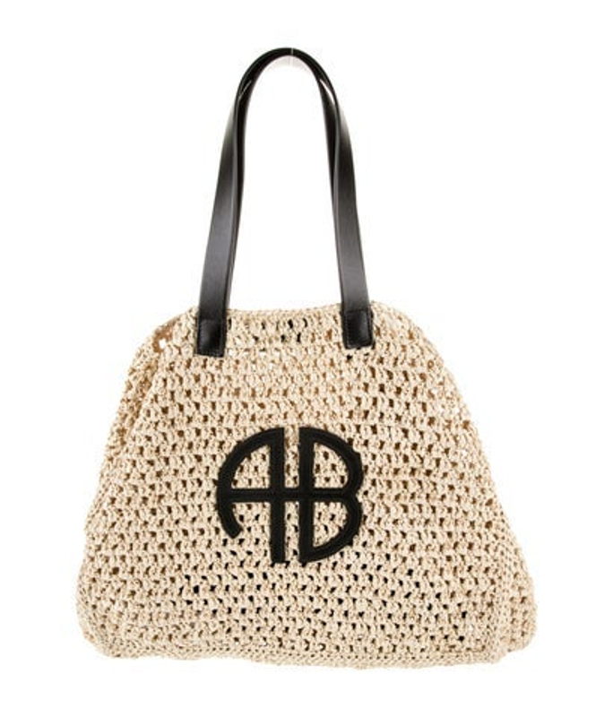 Anine Bing Bing Straw Evening Bag