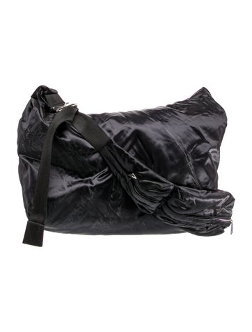Satin Messenger Bag