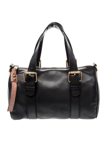 Leather Top Handle Bag