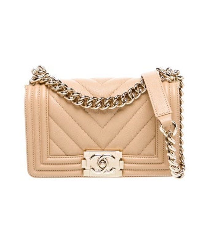 Chanel Small Chevron Boy Bag