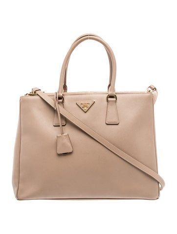 Saffiano Leather Galleria Double Zip Large