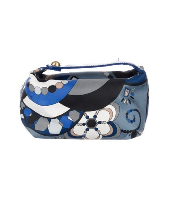 Emilio Pucci Pucci Satin Top Handle Bag