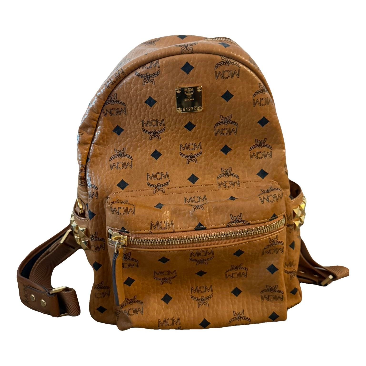 MCM Stark leather backpack