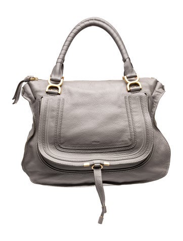 Leather Top Handle Bag