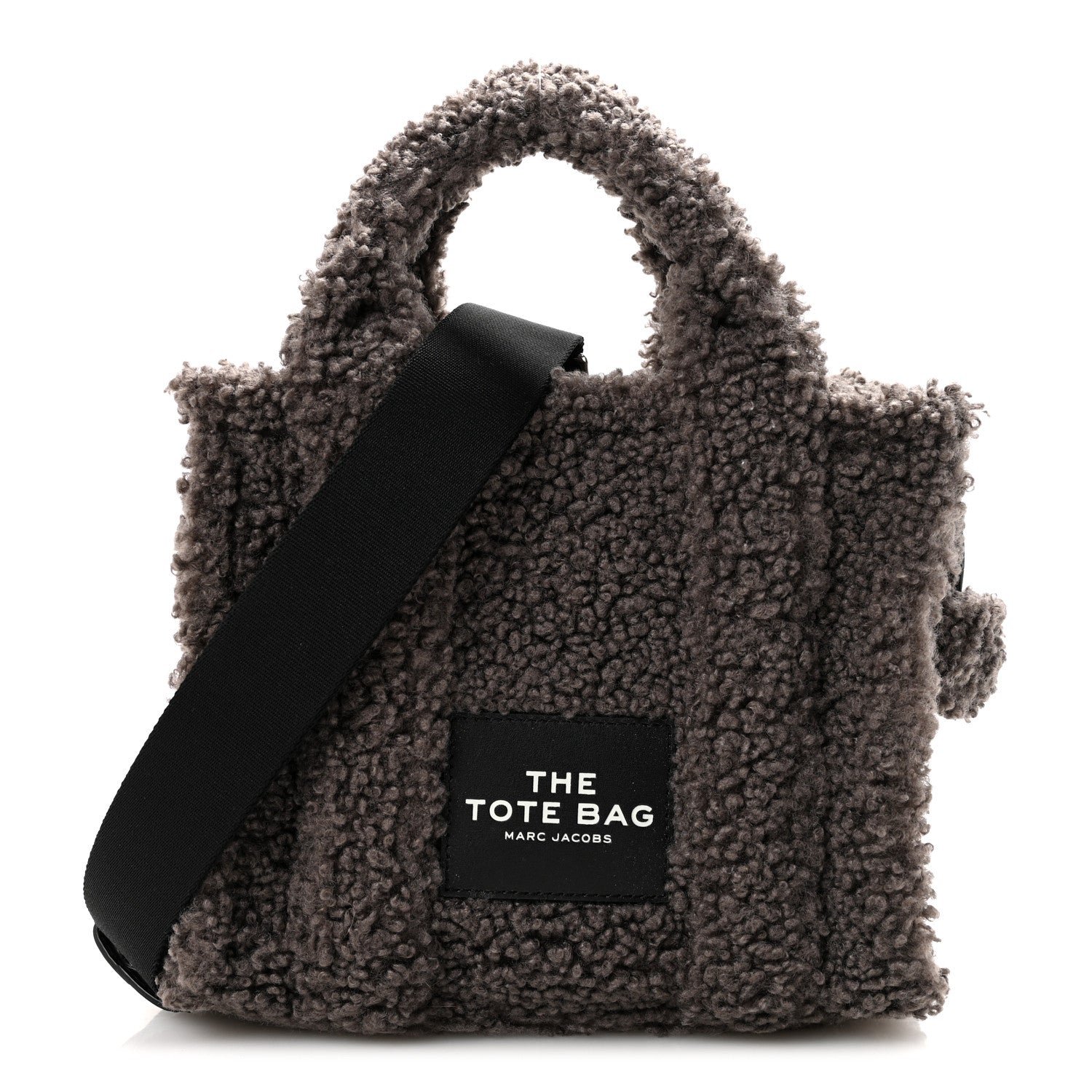 Marc Jacobs Marc Jacobs Polyester Cotton Small The Teddy Traveler Tote Bag Grey