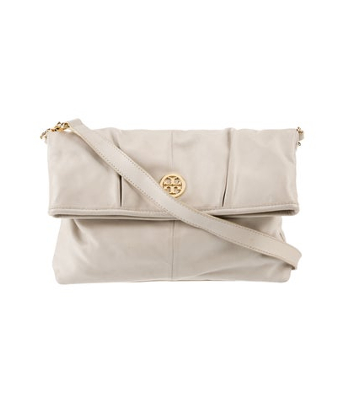 Tory Burch Burch Leather Messenger Bag