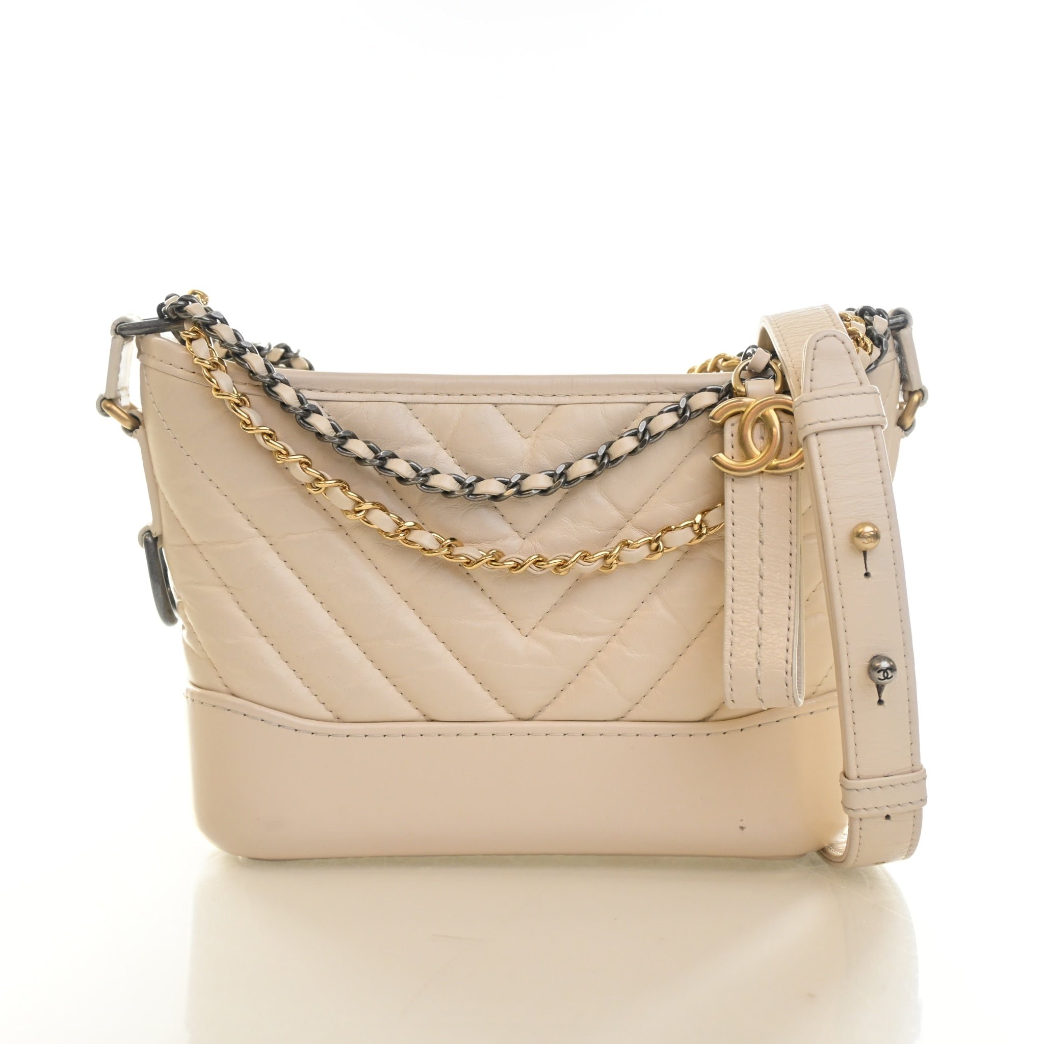 Chanel Small Crumpled Calfskin Gabrielle Hobo